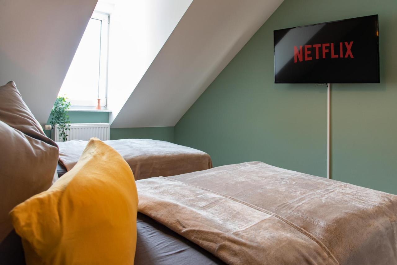 Bauhaus Apartment - Netflix, Nespresso, Zentral, Messe Chemnitz Exterior foto