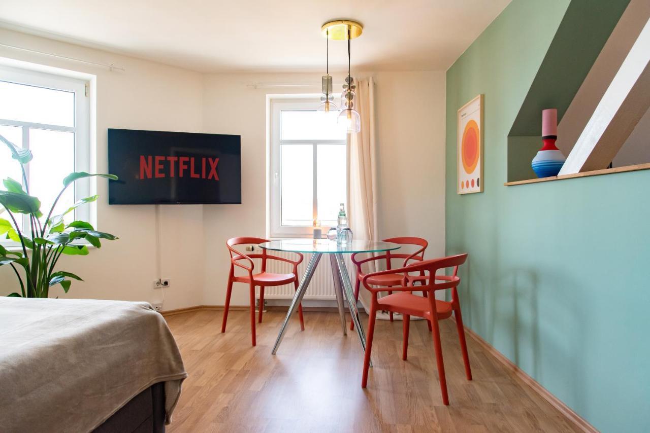 Bauhaus Apartment - Netflix, Nespresso, Zentral, Messe Chemnitz Exterior foto