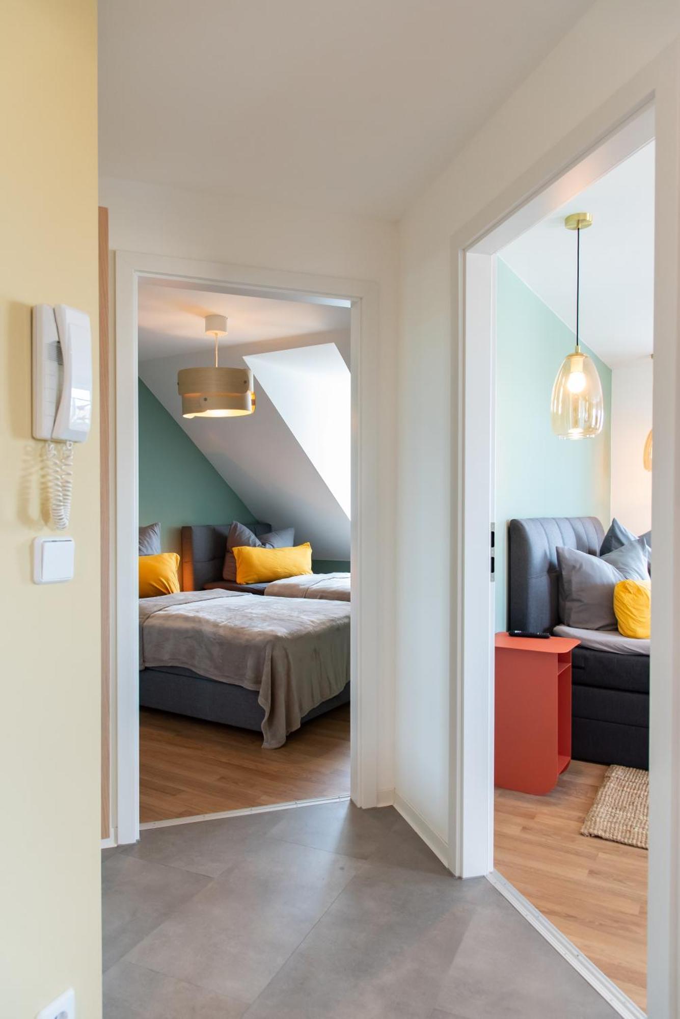 Bauhaus Apartment - Netflix, Nespresso, Zentral, Messe Chemnitz Exterior foto