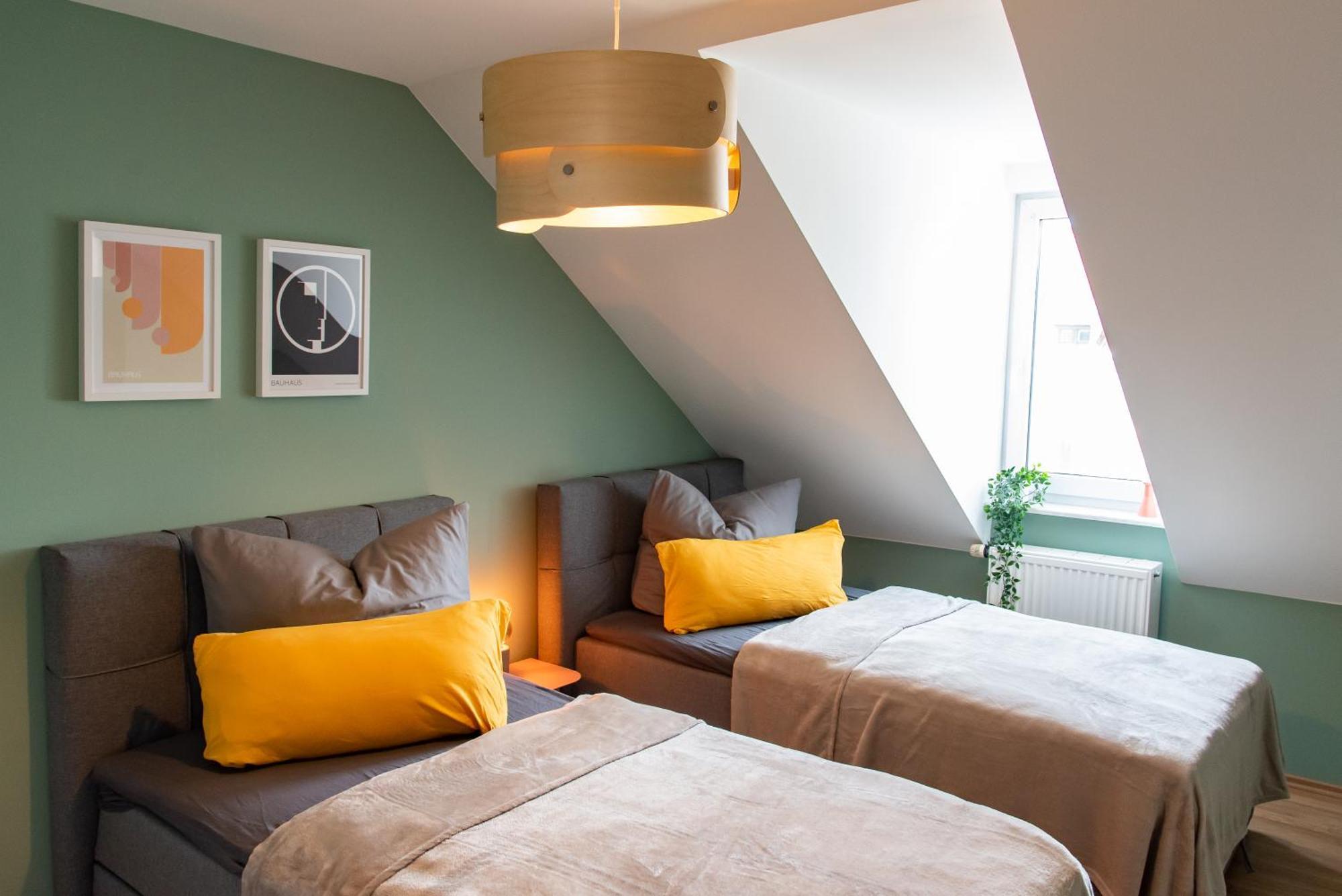 Bauhaus Apartment - Netflix, Nespresso, Zentral, Messe Chemnitz Exterior foto